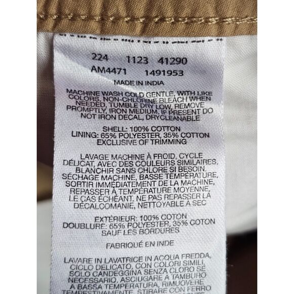 ALK Men's 38 Columbia 8" Washed Out Short Khaki Chino Shorts NEW - Picture 5 of 10